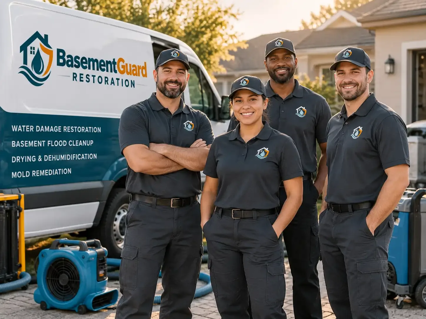 Basement Water Damage Restoration company in Walcott, IA